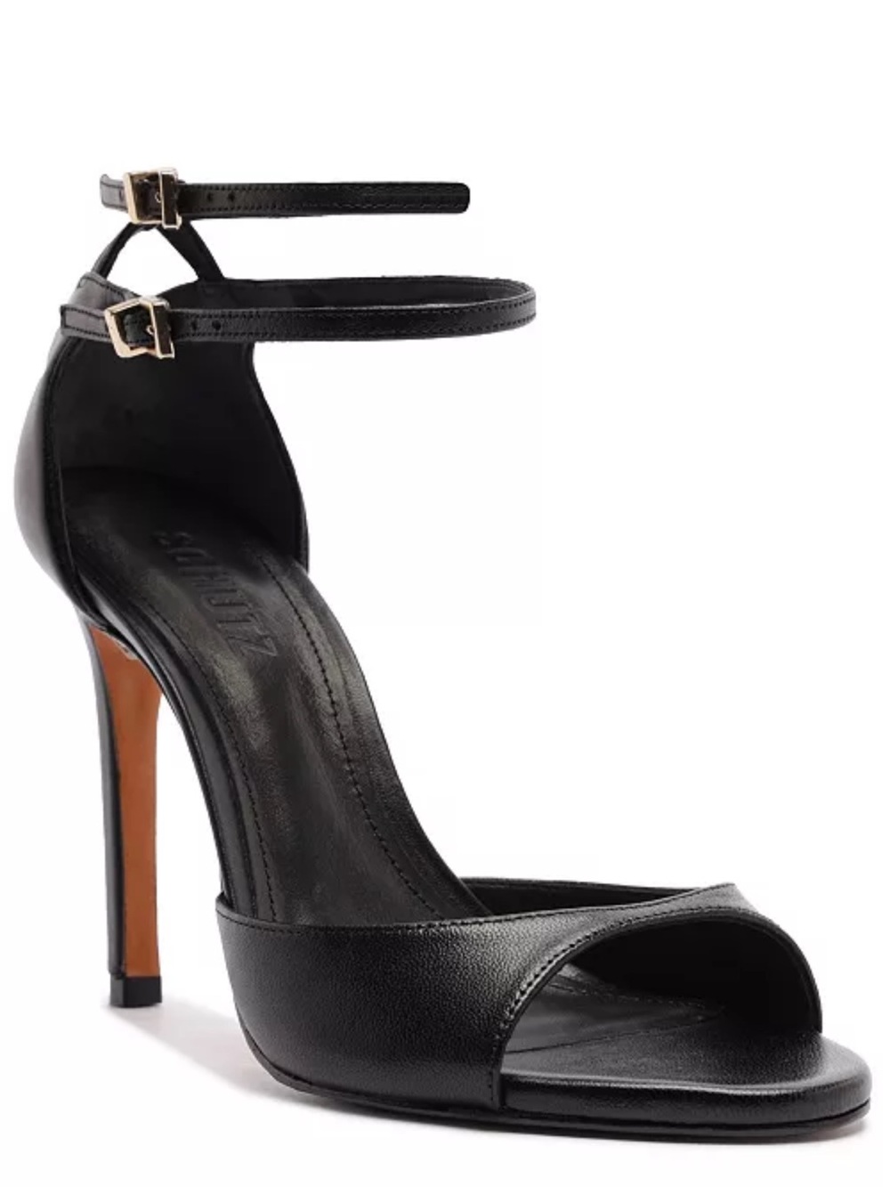 SCHUTZ Women's Sue Dress Sandals Black NIB